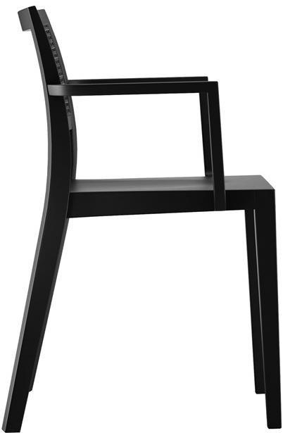 horgenglarus Штабелируемый стул из массива дерева с подлокотниками Lyra 6-540a - Вид №5