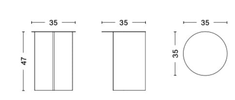 Стальной круглый журнальный столик In Stock Hay ARCH-00030738 - Вид №2