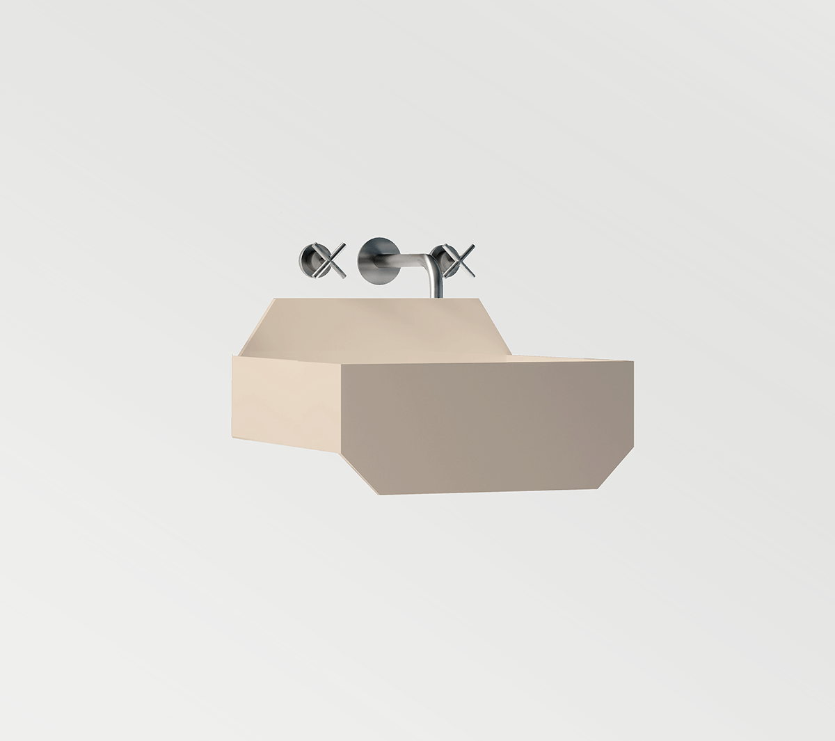 com_EXLAVFRIEZE1L/2010 Подвесная раковина настенная прямоугольная Ex.T Frieze