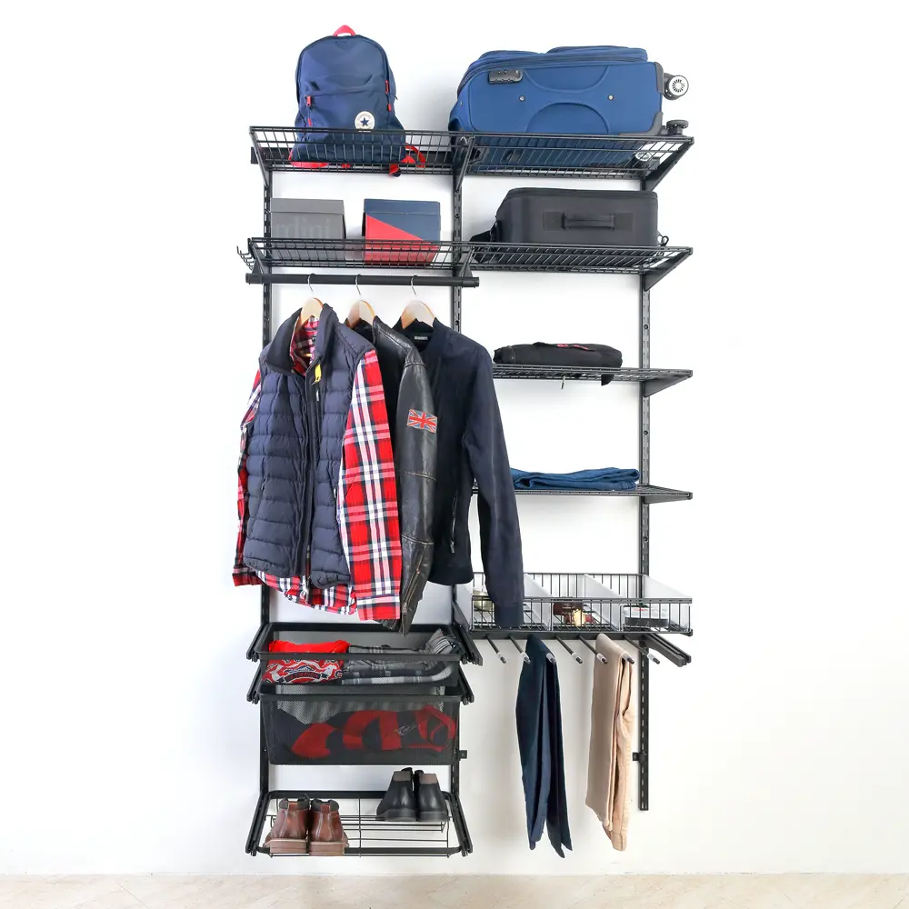 Штанга для гардеробной НСХ 60 см чёрная стальная 84909011 STLM-0057089 - Вид №4