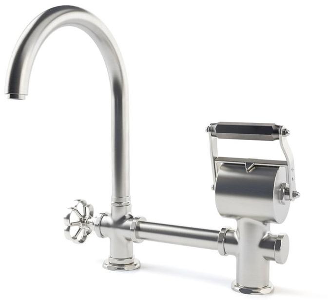 Officine Gullo Смеситель для кухни из латуни с одним отверстием для настольного монтажа sun-id-1346724 - Вид №2