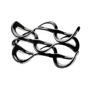 17010010 Подставка для бутылок cuvee, черная Guzzini