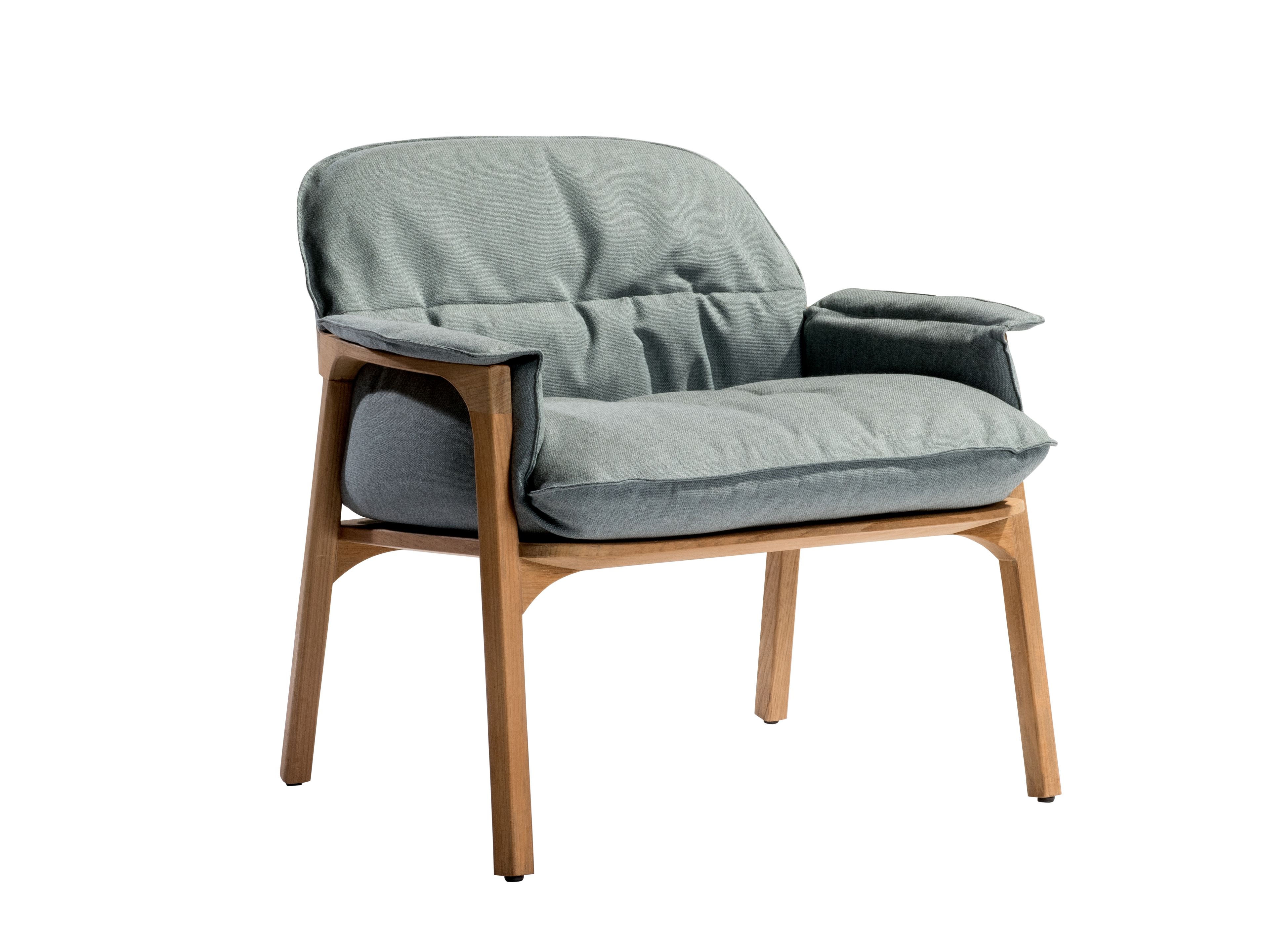 Кресло с подлокотниками из ткани TRIBÙ Nomad ARCH-00137121 - Вид №11