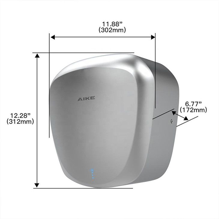 Сушилка для рук из нержавеющей стали AIKE AK2900_74  - Вид №6