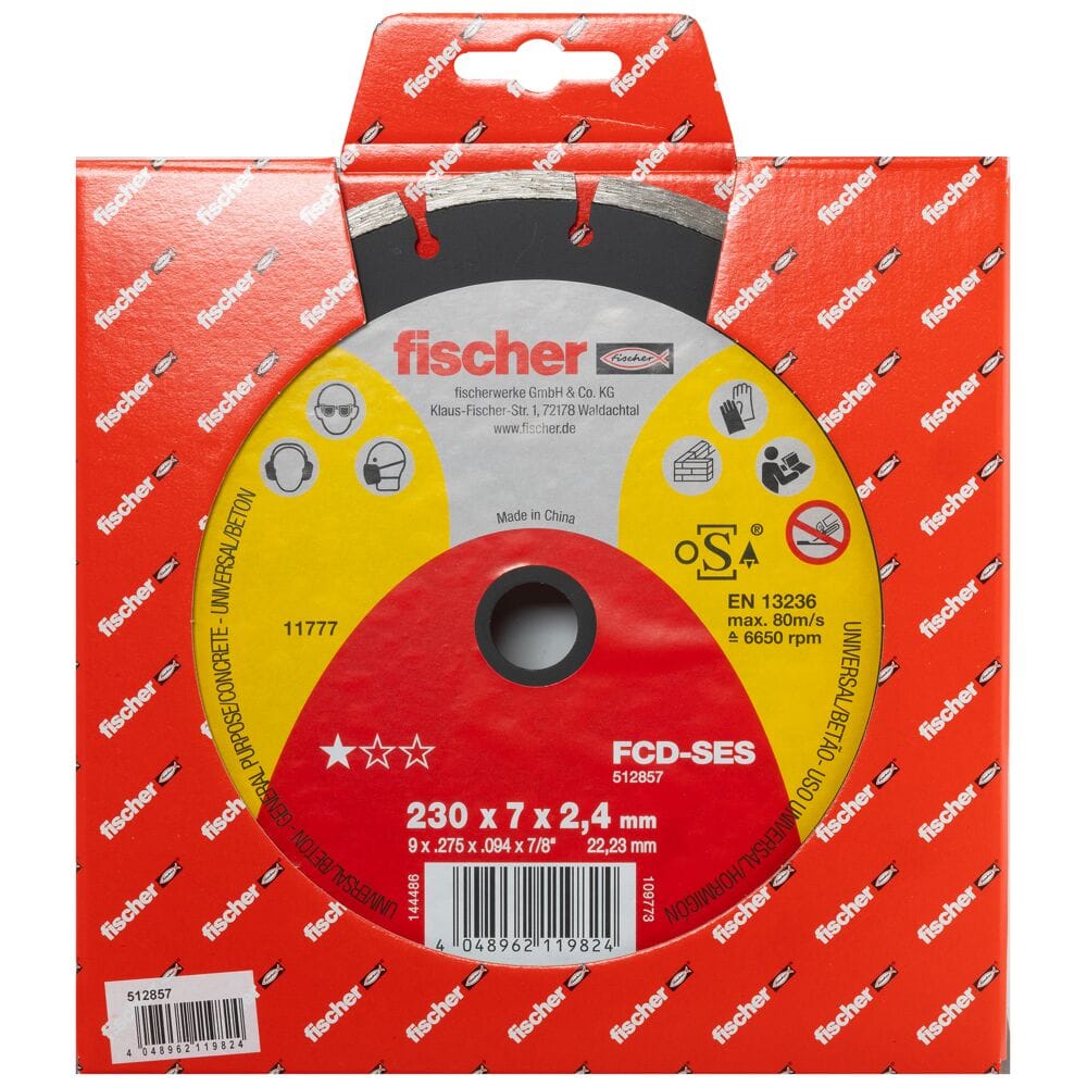 Алмазный отрезной диск FISCHER FCD-SES ARCH-00150042 - Вид №7