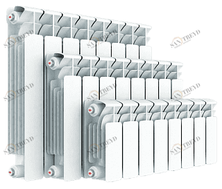 Радиатор биметаллический Rifar Base 500/100 4 секции RB50004