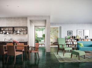 2-местный кожаный диван