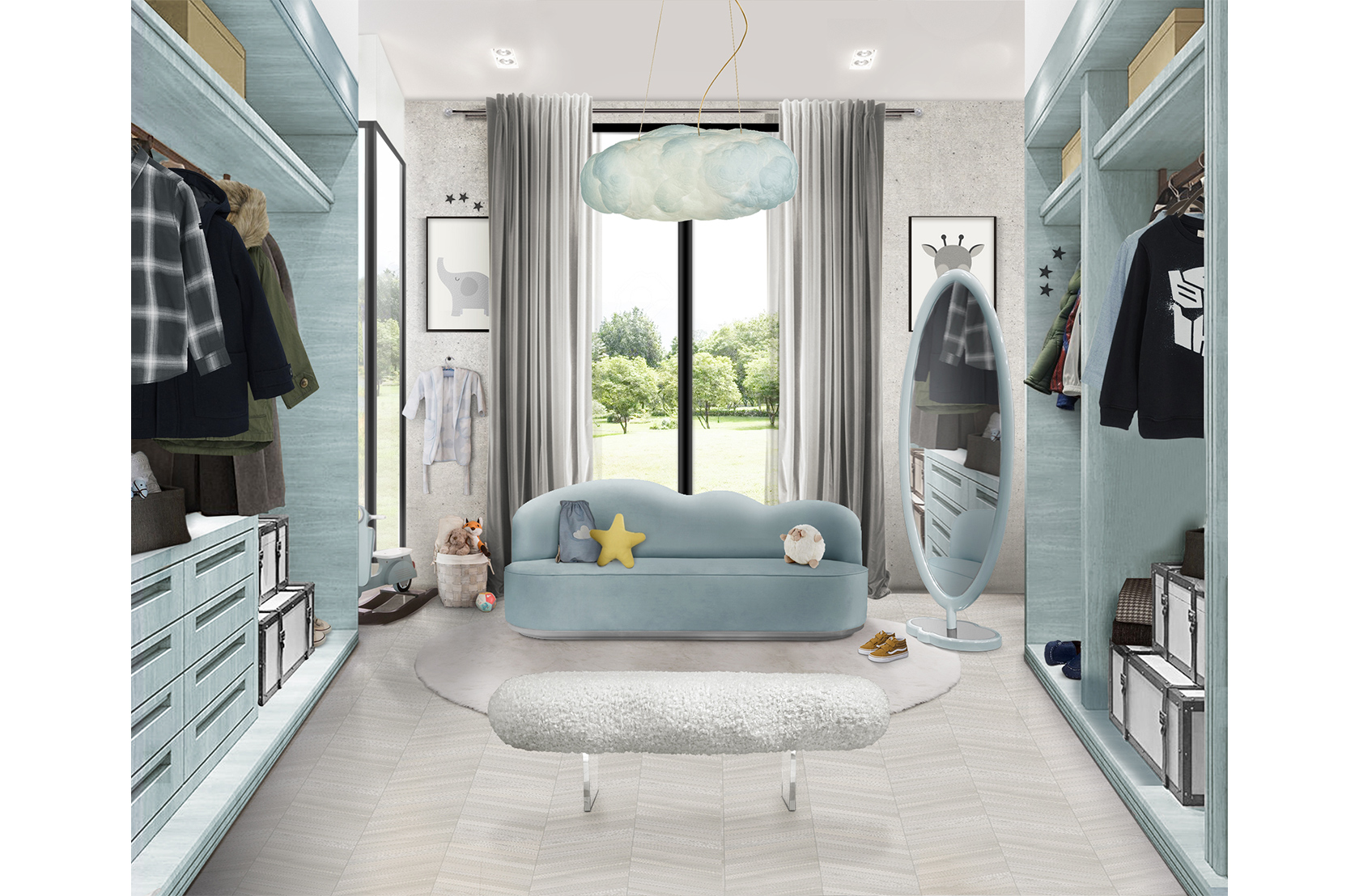 CIST547 Зеркала для детской Облако Circu  - Вид №5