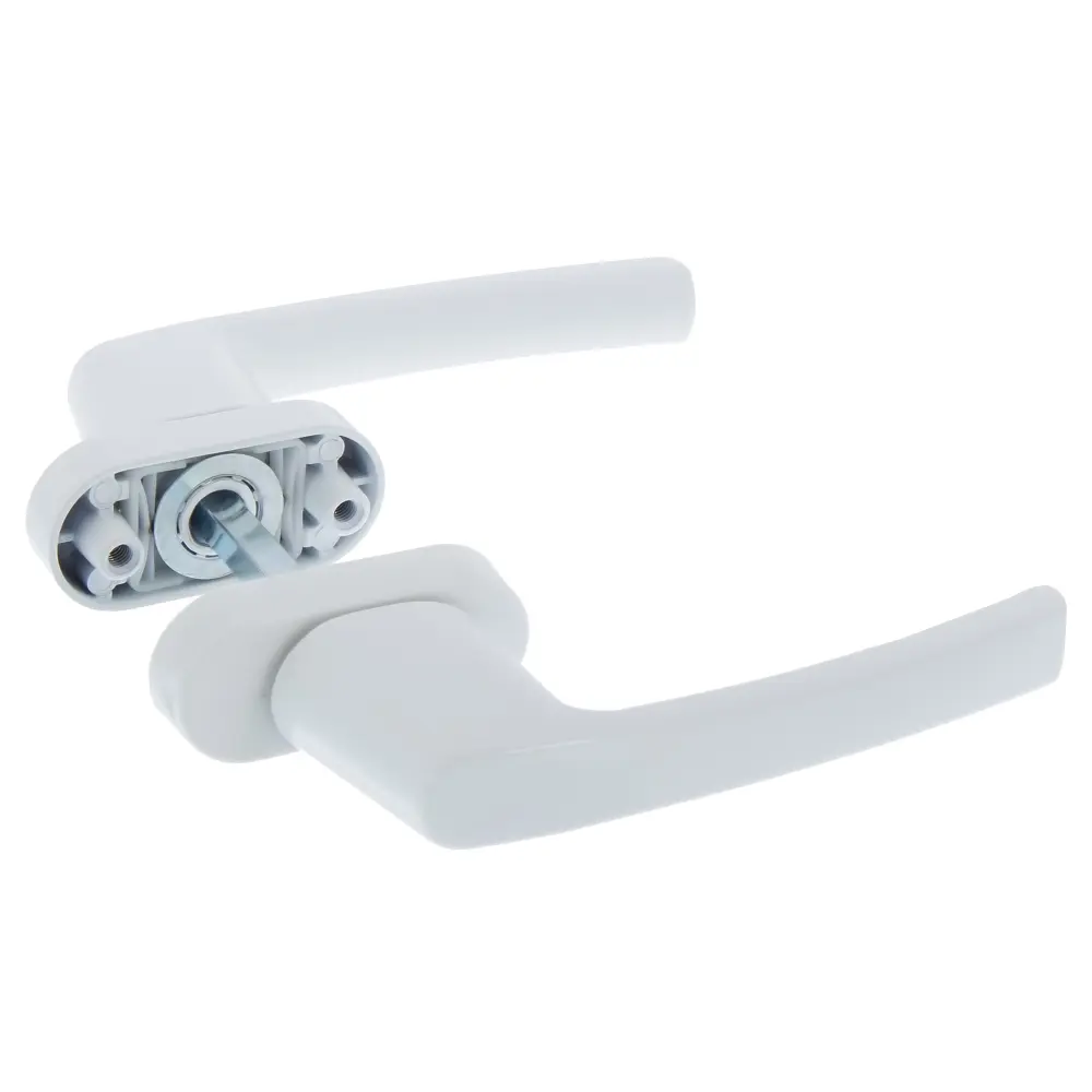 Ручка балконная двухсторонняя с ключом 2WH ET, цвет белый ФАБРИКА ЗАМКОВ STLM-2113637 - Вид №1