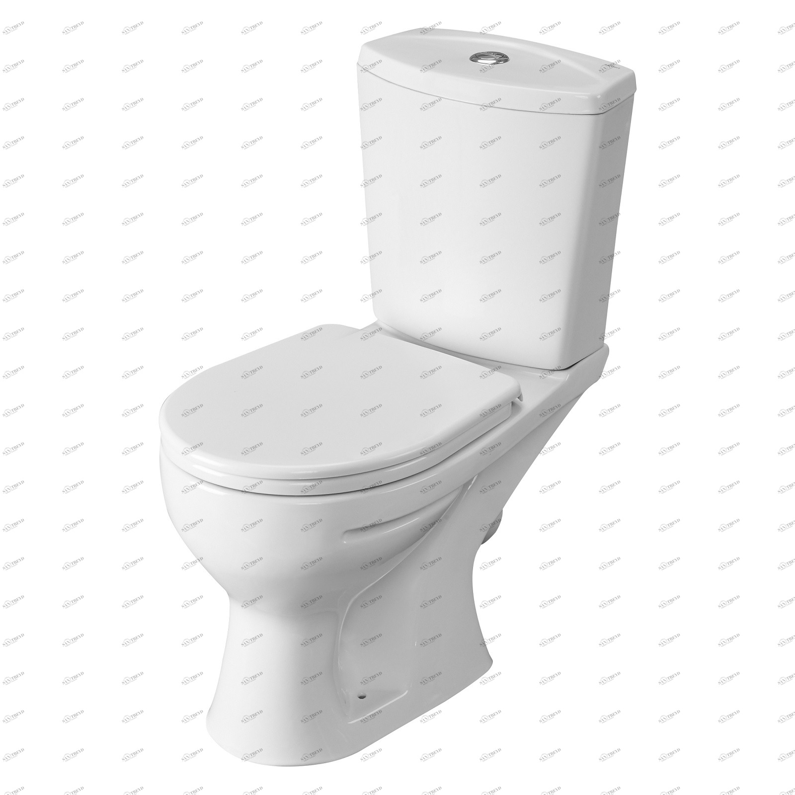 1.P401.3.S00.00B.F Компакт унитаз с бачком Белый SANTERI  Россия 