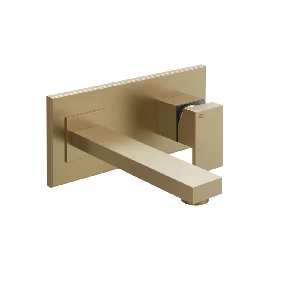 Смеситель для умывальника 44836 726 Gessi Rettangolo ТЕПЛАЯ БРОНЗА BR. PVD 44836726