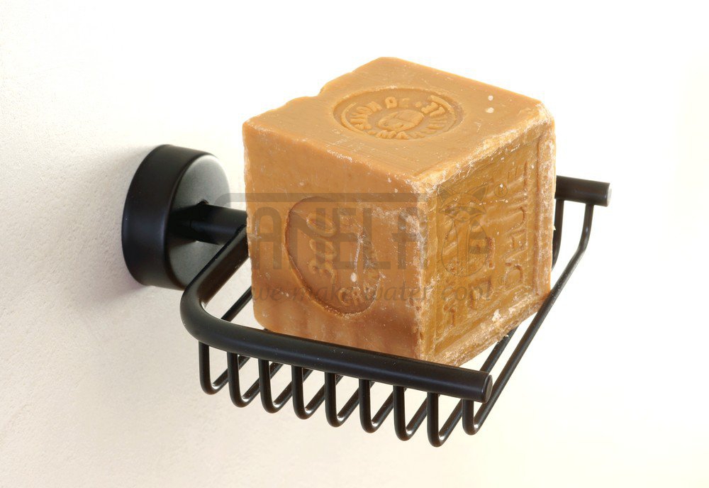 62181 Нержавеющая мыльница, черная матовая поверхность SANELA  - Вид №3