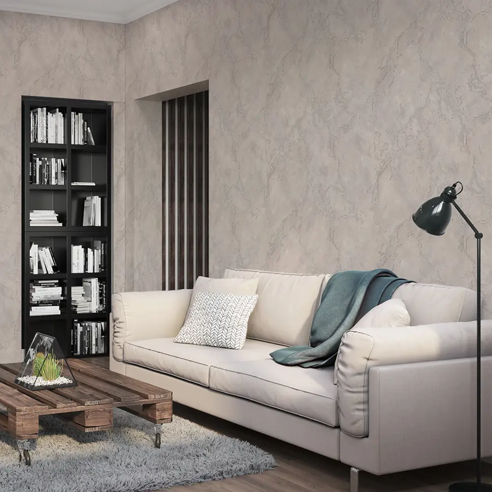 Обои флизелиновые Palitra Planet Kama бежевые 1.06 м PP72179-28 STLM-2073638 - Вид №3