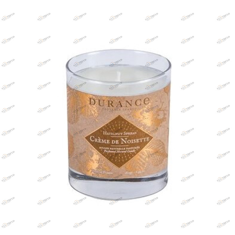 Ароматическая свеча 180гр "Ореховый крем" Hazelnut spread DURANCE  301504 Бежевый 