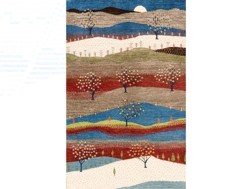 Прямоугольный шерстяной ковер Zollanvari Gabbehs Landscapes ARCH-00103288