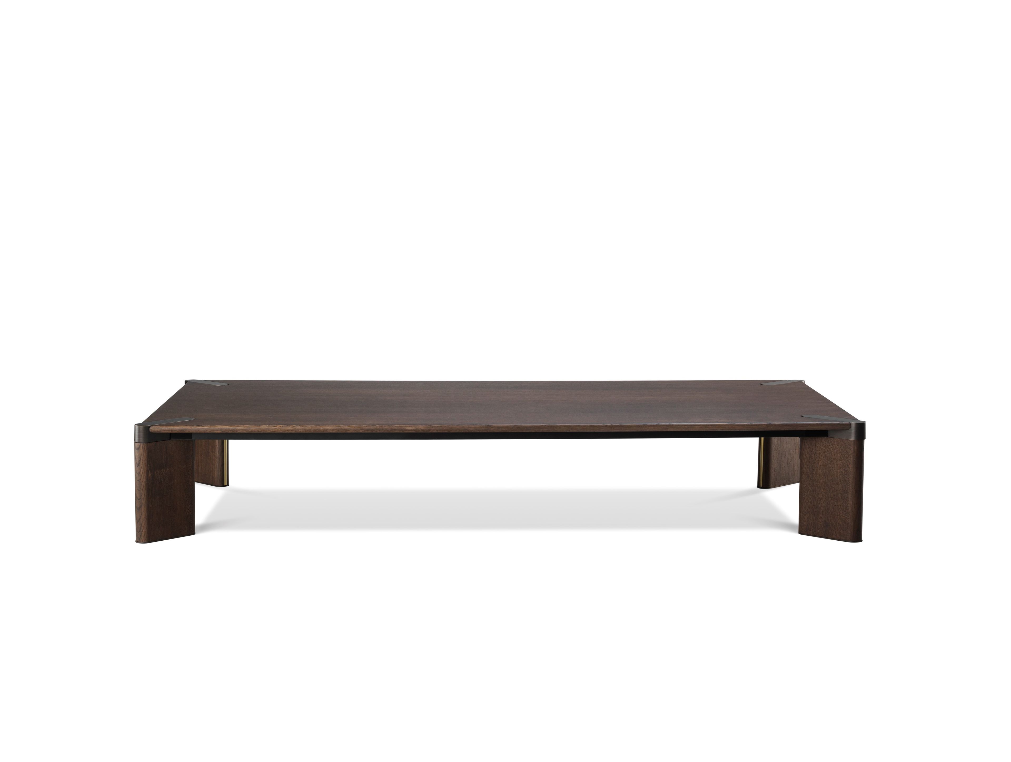 Прямоугольный низкий журнальный столик из дуба GHIDINI1961 восемьдесят ARCH-00048912 - Вид №1