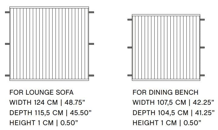 Напольная ткань стеганая подушка Hay Palissade ARCH-00147973 - Вид №2