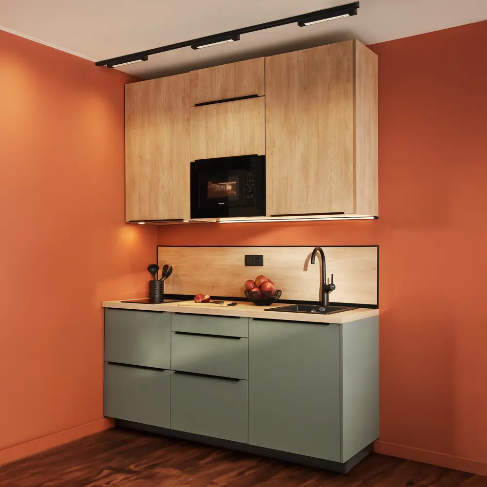 Фасад кухонный Сантьяго Delinia ID 44.7x214.1 см - элегантный коричневый декор 82676503 STLM-0033794 - Вид №10