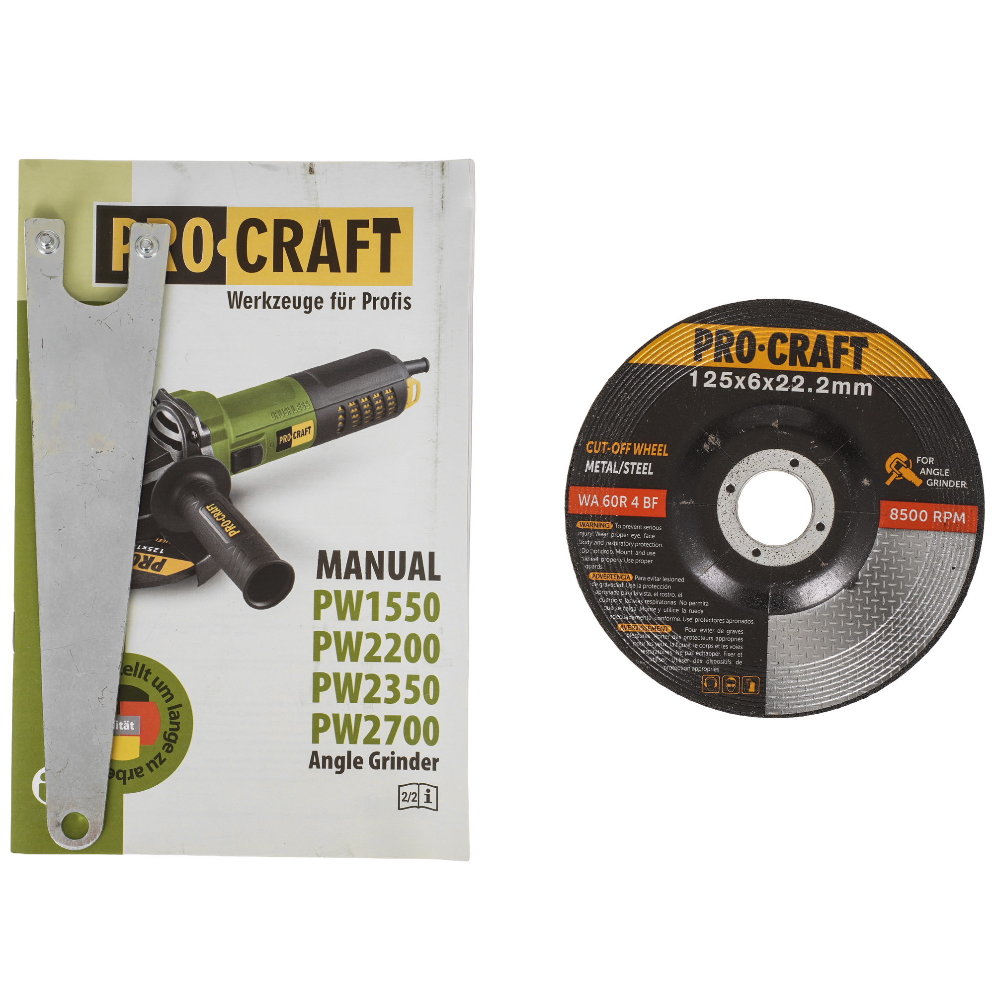 Углошлифовальная машина (УШМ) Procraft PW1550 9277882 STDN-0050261 - Вид №6