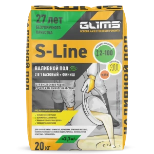 Наливной пол Glims S-Line 20кг 89659810 STLM-2134470