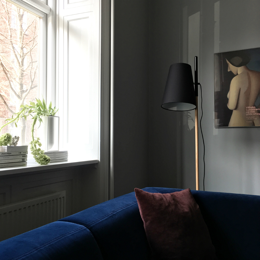 6331965001 Абажур для напольной лампы hideout, черный Frandsen  - Вид №1