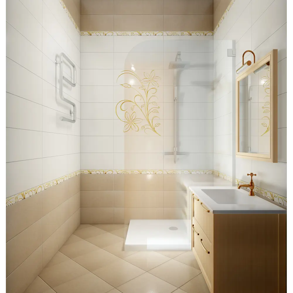 Плитка напольная Нефрит-Керамика Элегия 30х30 см 0.99 м2 цвет бежевый STLM-2184104 - Вид №4