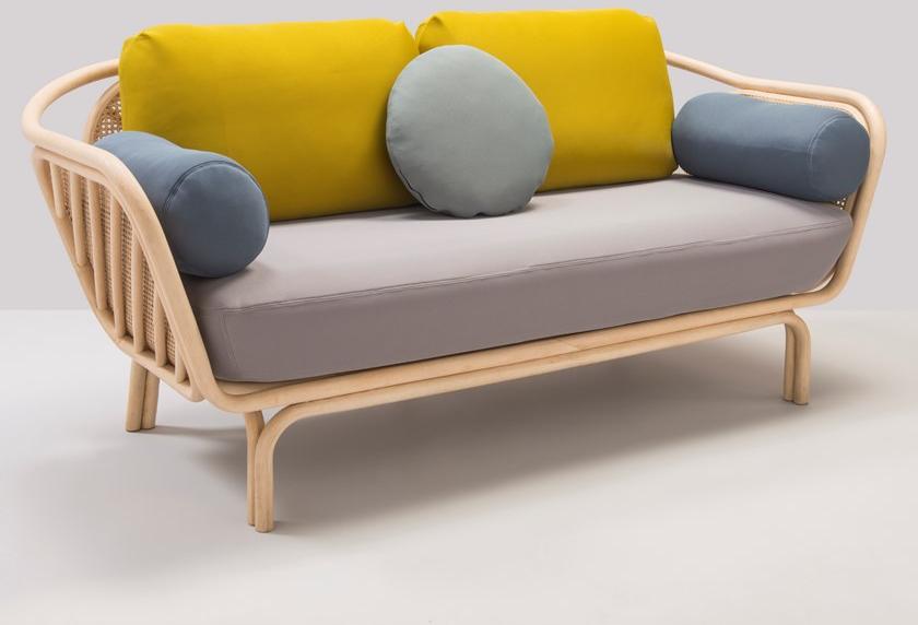 Orchid Edition 2-х местный мягкий диван из ротанга со съемным чехлом sun-id-1376679 - Вид №1