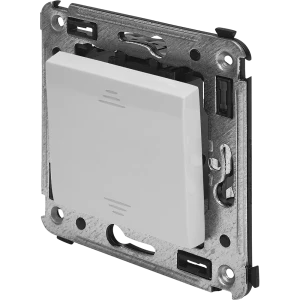 Инвертор встраиваемый DKC Avanti 1 клавиша цвет белое облако