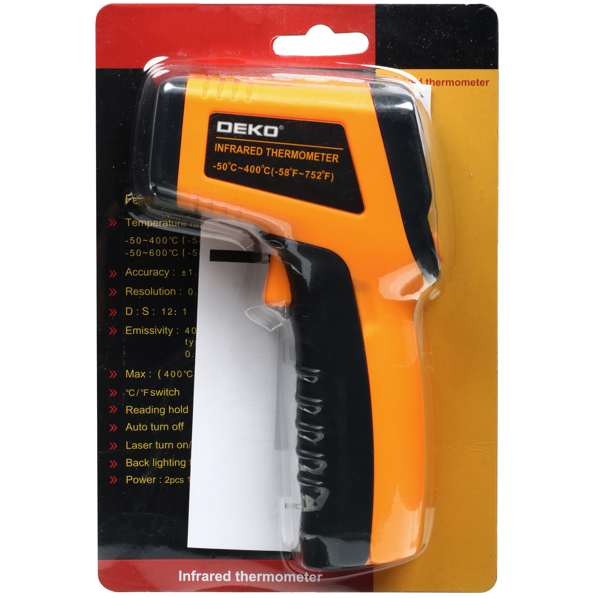 Пирометр DEKO CWQ01 5304445 STDN-0011003 - Вид №8