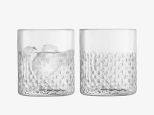 Набор стаканов из дутого стекла - 300 мл