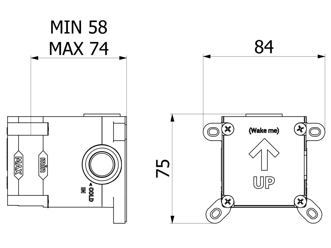 Встраиваемый корпус для смесителя IB IB BOX ARCH-00061975 - Вид №1