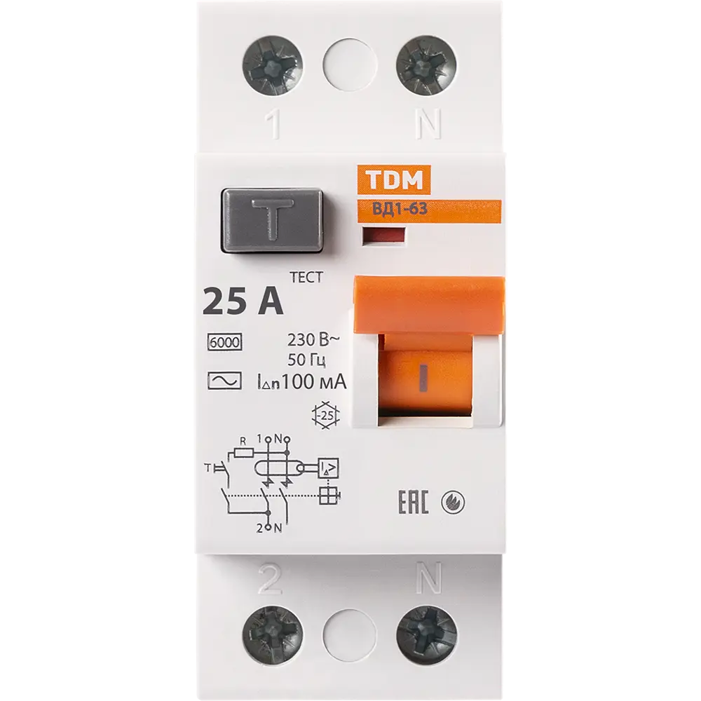 УЗО TDM Electric ВД1-63 - защита от перепадов напряжения для домашней сети 84399433 STLM-0049217 - Вид №1
