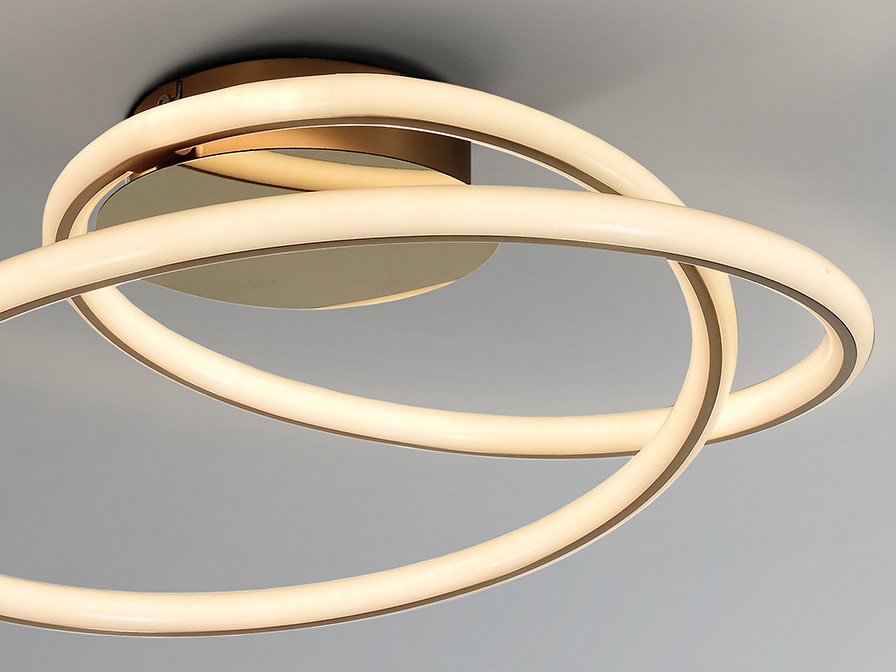 098314 Потолочный светильник золотой Schuller Tube - Вид №1