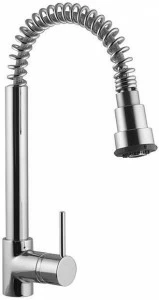 Rubinetteria Giulini Профессиональный смеситель для кухни с вытяжным душем Futuro F6554