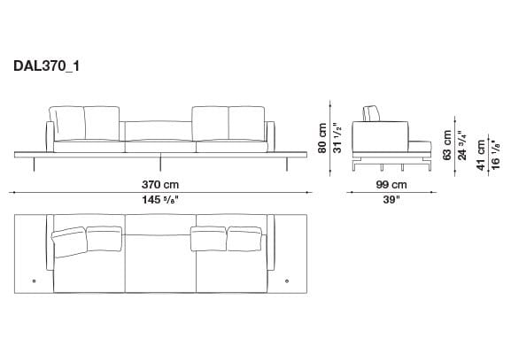 Кожаный диван B&B Italia док ARCH-00130675 - Вид №187