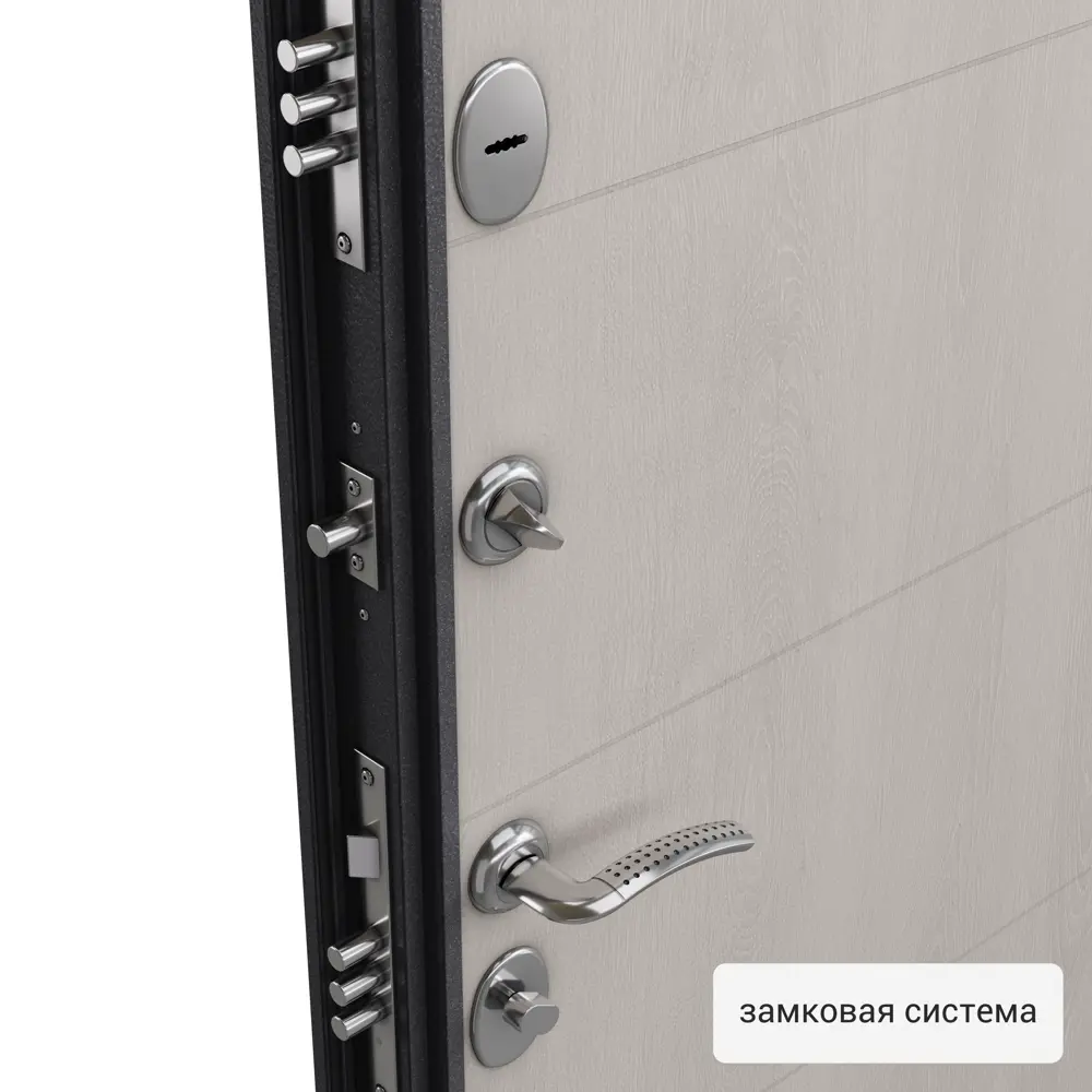 Дверь входная металлическая Берн 95x205 см правая цвет белое дерево 82858711 STLM-2164101 TOREX  - Вид №2