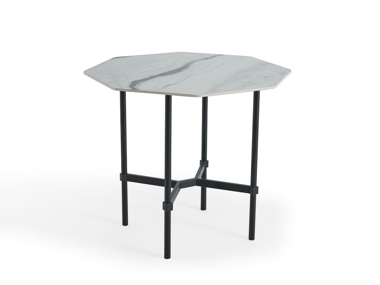 Высокий восьмиугольный садовый стол с керамической столешницей NDESIGN Ezora ARCH-00131353 - Вид №1