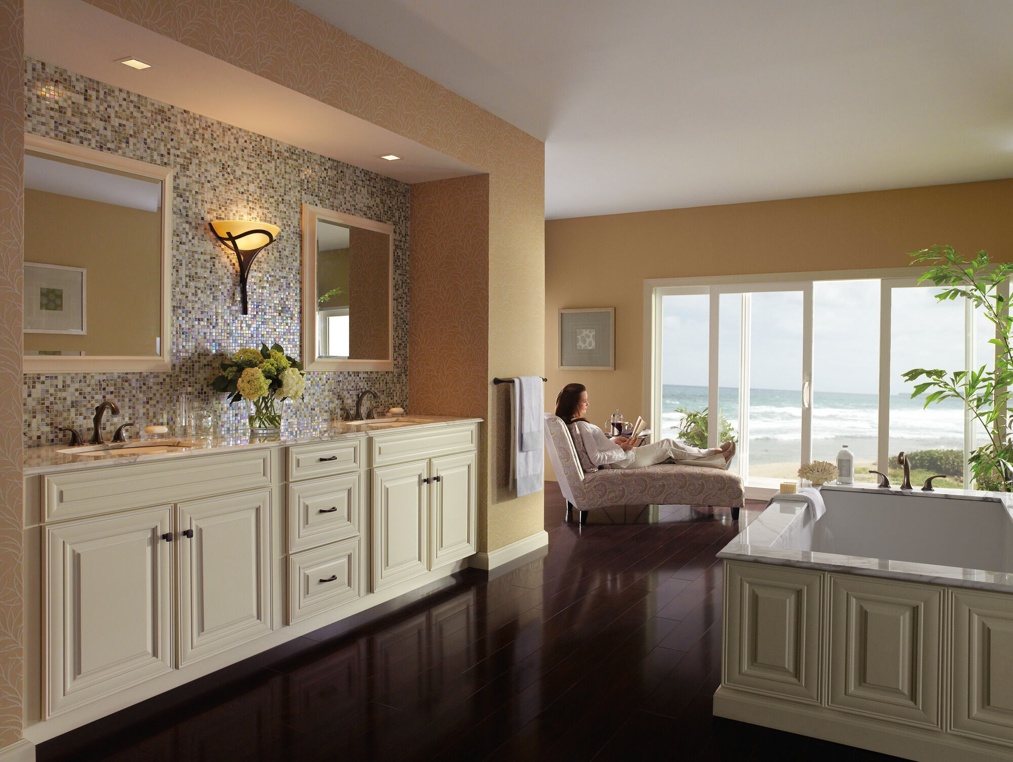 T2792-RB Римская ванна Delta Faucet Addison Венецианская бронза  - Вид №2