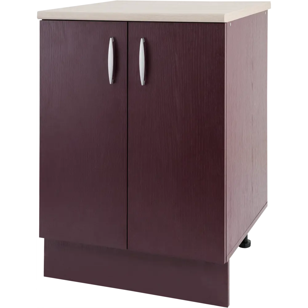 Шкаф напольный «Бургун» 60x85.2х60 см, ЛДСП, цвет бургун 82600386 STLM-2156977 Santreyd