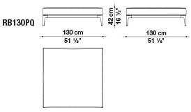 B&B Italia Outdoor 3-х местный тканевый садовый диван Ribes sun-id-1376958 - Вид №6