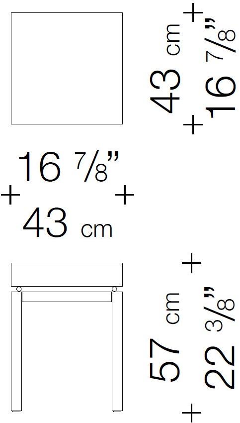 Garbarino Квадратная прикроватная тумба из массива дерева  101 tnt  - Вид №1