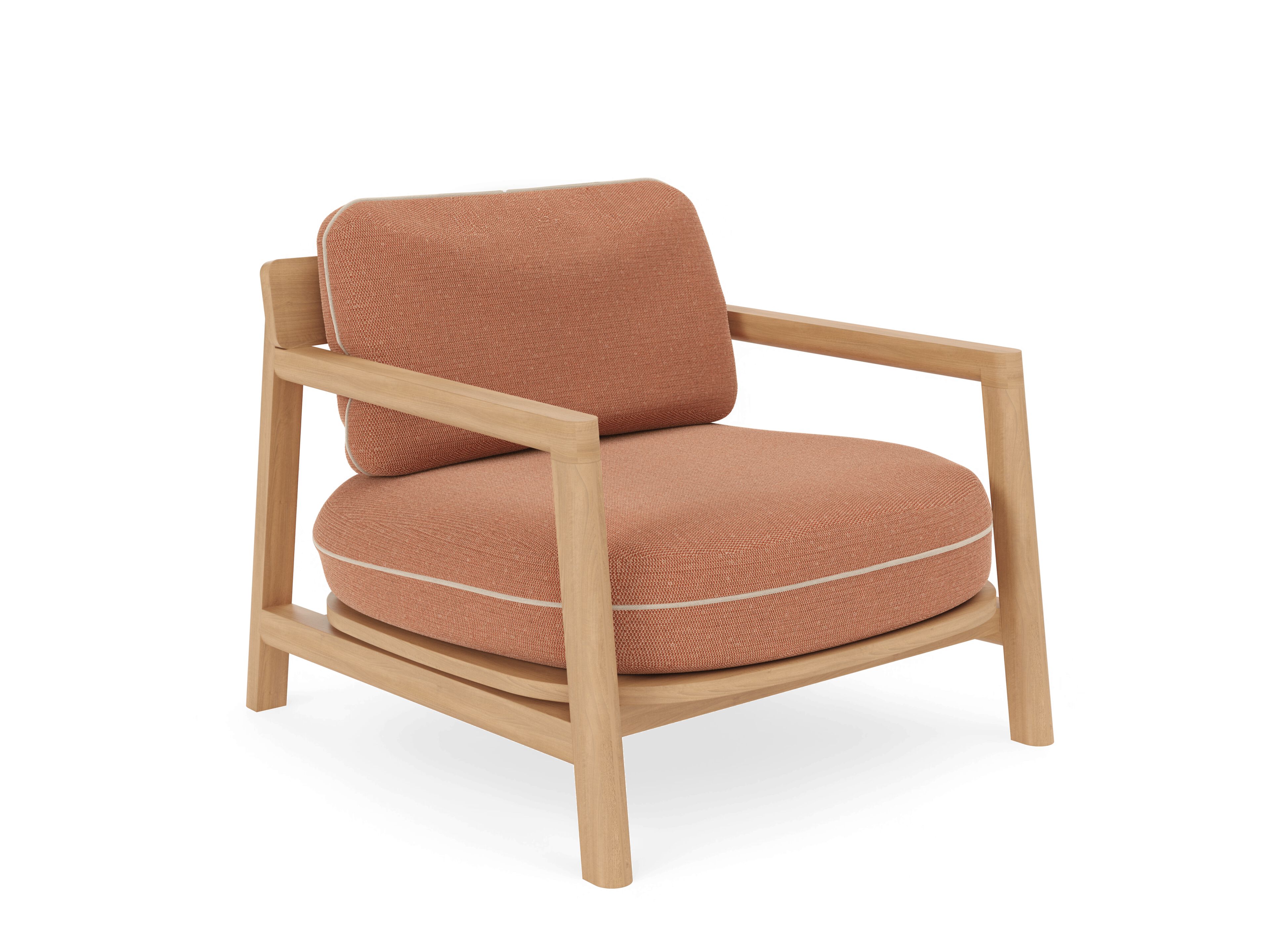 Садовое кресло из тикового дерева с подушками Sunbrella FJAKA Oaza ARCH-00037192