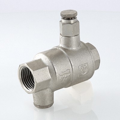 VT.171.N.05 Обратный клапан с дренажем и воздухоотводчиком Valtec 3/4"  - Вид №12