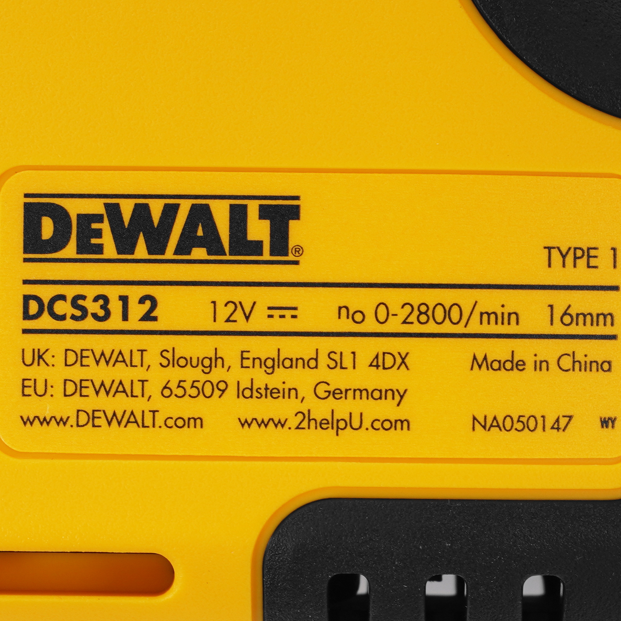 Сабельная пила DeWalt DCS312D2 XR 10.8/12V  , Без ЗУ, Без АКБ 5437851 STDN-0097073 - Вид №3