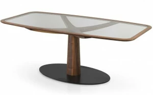 Oliver B. Прямоугольный стол из дерева и стекла Oliver b. casa