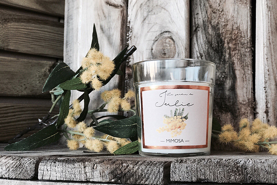 Свеча ароматическая «Мимоза» Le jardin de Julie Ambientair VV008MMLJ - Вид №1