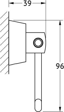 VIZ 056 Держатель туалетной бумаги FBS Vizovice - Вид №1