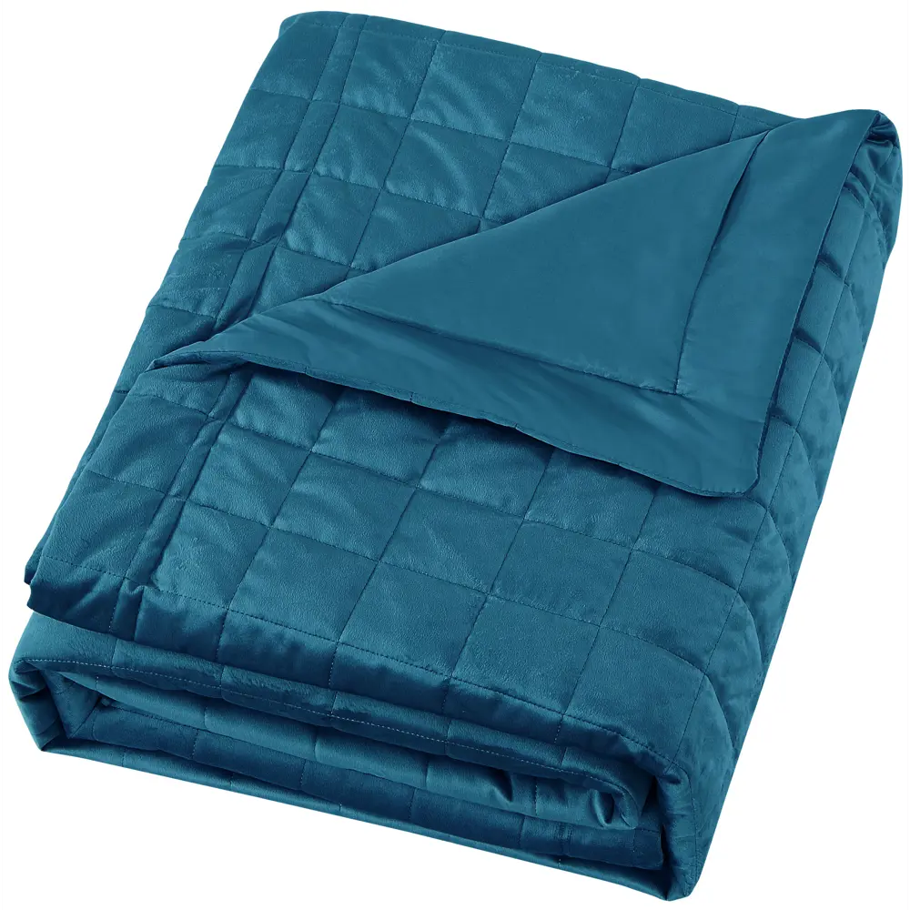 INSPIRE Покрывало Etna велюровое с геометрической стежкой 240x220 см 89334844 STLM-1571374