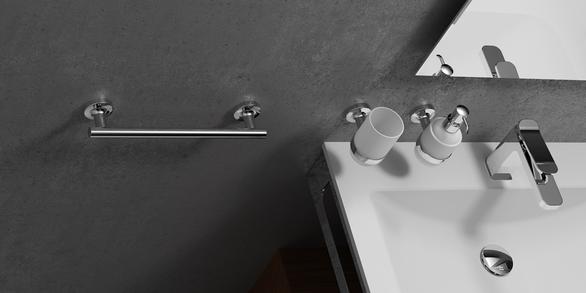 Sonia Полотенцедержатель 550 мм настенный E-Plus Хром 128884 - Вид №1