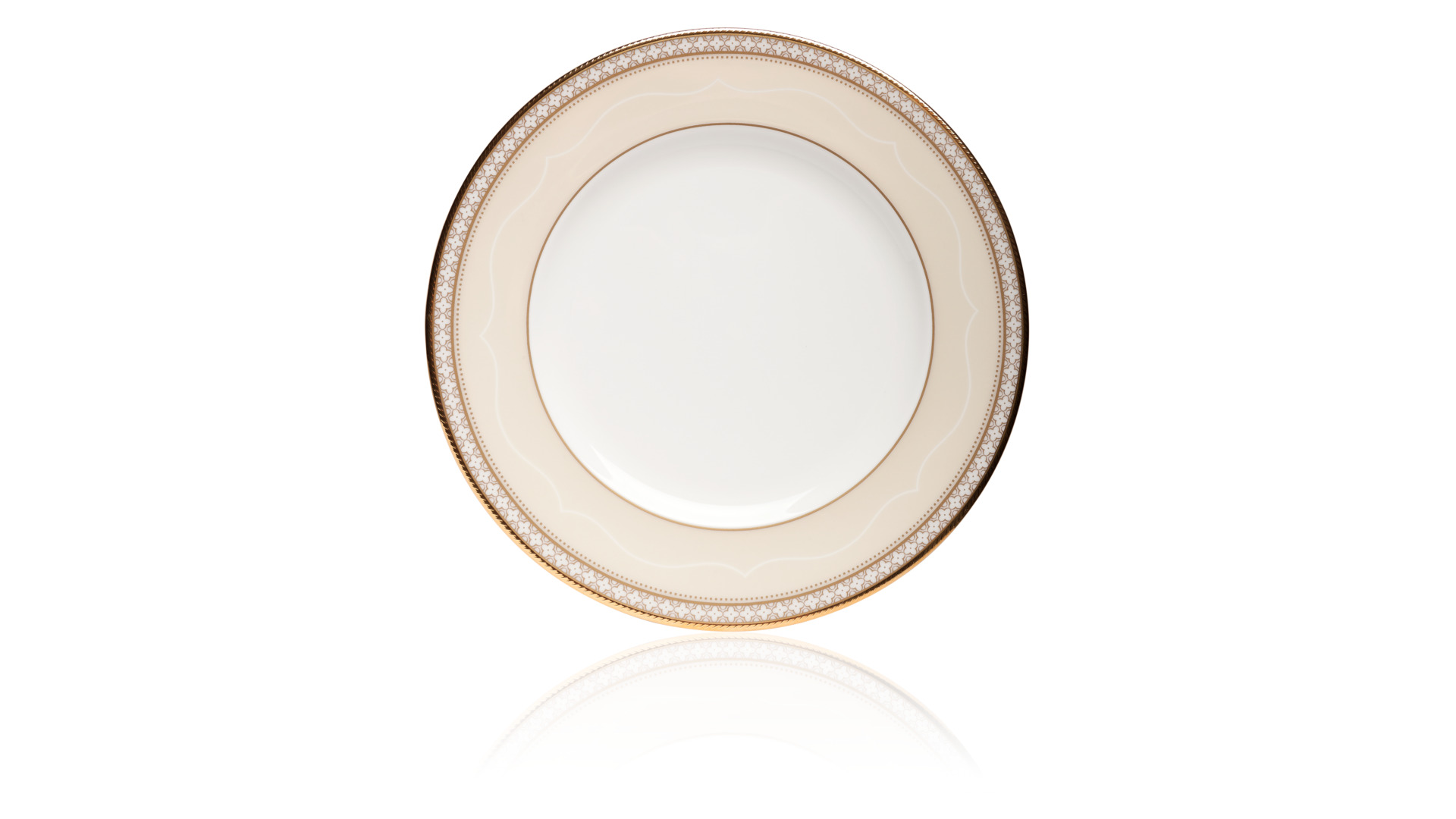 10647525 Noritake Сервиз столовый Noritake "Трефолио,золотой кант" на 6 персон 25 предметов Фарфор костяной  - Вид №8